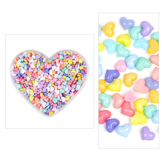 【S46】Resin heart mix